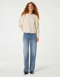 Fabienne Chapot Ida Embroidered Top White