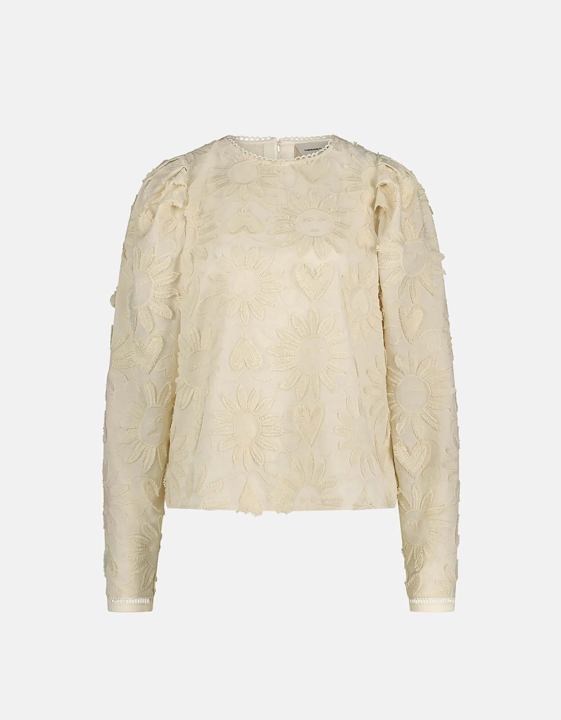 Fabienne Chapot Ida Embroidered Top White