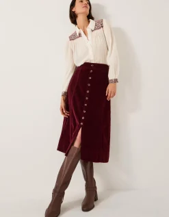Felicity Embroidered Cotton Shirt White
