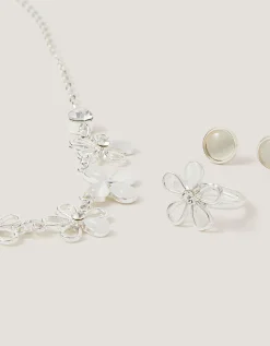 Floral Butterfly Jewellery Set