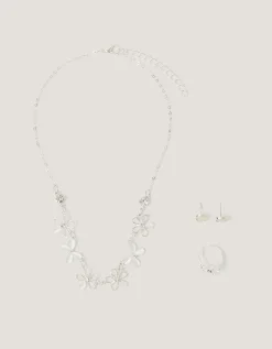 Floral Butterfly Jewellery Set