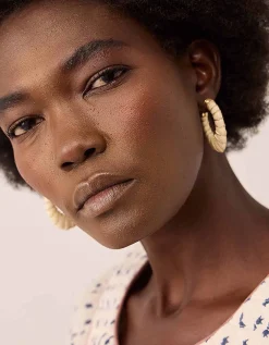 Gas Bijoux Cyclade Acetate Hoop Earrings