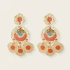 Gas Bijoux Illusion Hammered Gold-Plated Earrings
