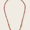Gas Bijoux Lima Talisman Stone Hand-Woven Cord Necklace
