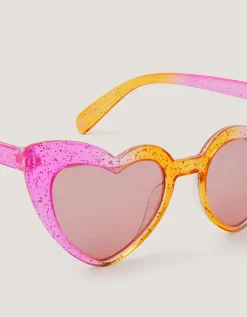 Glitter Ombré Heart Sunglasses