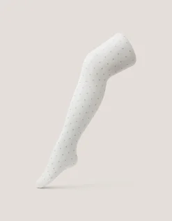 Glitter Spot Tights Gold