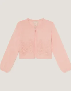 Harper Lace Cardigan Pink