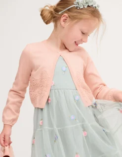Harper Lace Cardigan Pink