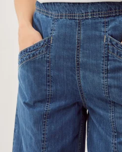 Harper Regular Wide Leg Jeans Blue