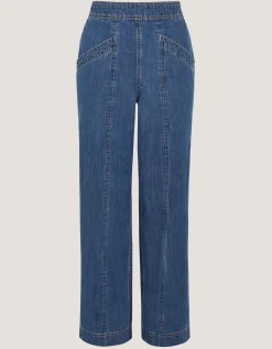 Harper Regular Wide Leg Jeans Blue