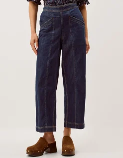 Harper Regular Wide Leg Jeans Blue