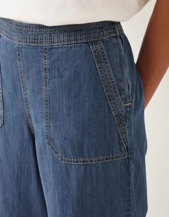 Harper Regular Wide Leg Jeans Blue