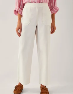 Harper Regular Wide Leg Jeans Natural