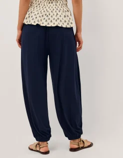 Holly Jersey Balloon Trousers Blue