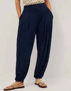 Holly Jersey Balloon Trousers Blue