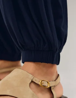 Holly Jersey Balloon Trousers Blue