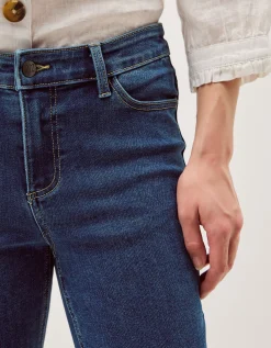 Idabella Cropped Skinny Jeans Blue