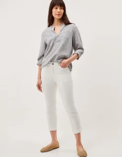 Idabella Cropped Skinny Jeans Natural