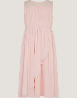 Imogen Sleeveless Chiffon Party Dress Pink