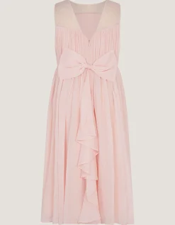 Imogen Sleeveless Chiffon Party Dress Pink