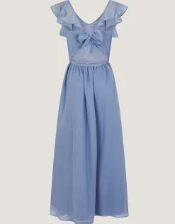 Indi Tie-Back Prom Dress Blue
