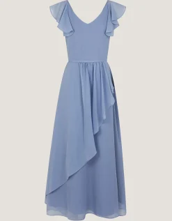 Indi Tie-Back Prom Dress Blue