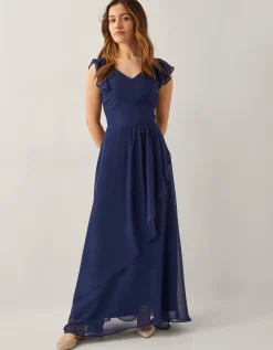 Indi Tie-Back Prom Dress Blue