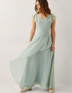Indi Tie-Back Prom Dress Green