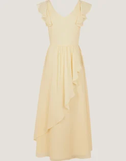Indi Tie-Back Prom Dress Yellow