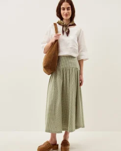 Ingrid Linen Top White