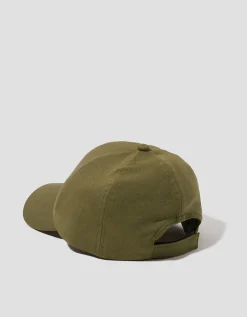 Isha Linen Baseball Cap Green