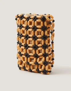Joli Wooden Bead Crossbody Bag