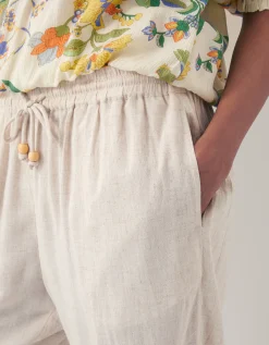 Judy Tapered Trousers Natural