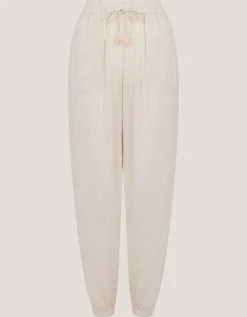 Judy Tapered Trousers Natural