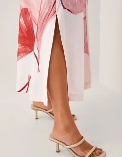 June Floral Kimono Maxi Dress Ivory