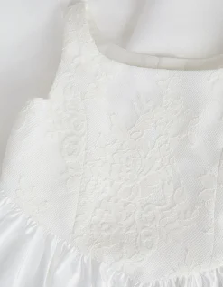Juno Lace Bodice Party Dress Ivory