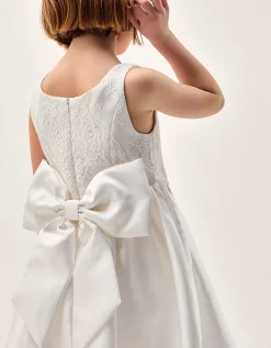 Juno Lace Bodice Party Dress Ivory