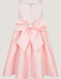 Juno Lace Bodice Party Dress Pink