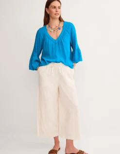 Kallie Dobby Blouse Teal