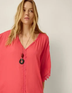 Lena Lace Mini Kaftan