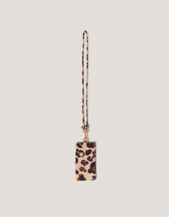 Leopard Print Card Holder Lanyard