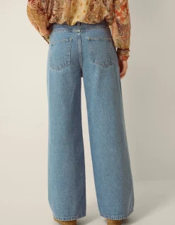 Lillian Wide Leg Jeans Blue