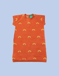 Little Green Radicals Rainbow Tunic Red