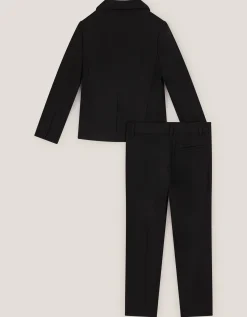 Luca 4-Piece Tuxedo Suit Black