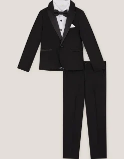 Luca 4-Piece Tuxedo Suit Black