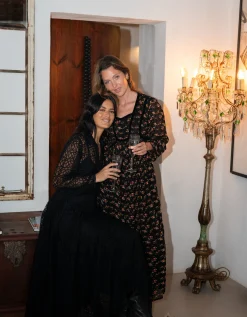 Lyrical Sisters Penny Floral Maxi Dress Black