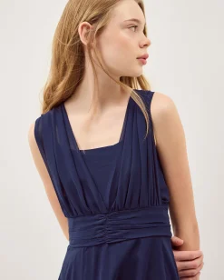 Maddison Multiway Chiffon Dress Blue