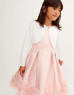 Maeve Bow Button Cardigan Ivory