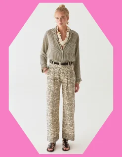 Maison Hotel Lolo Straight Leg Trousers White