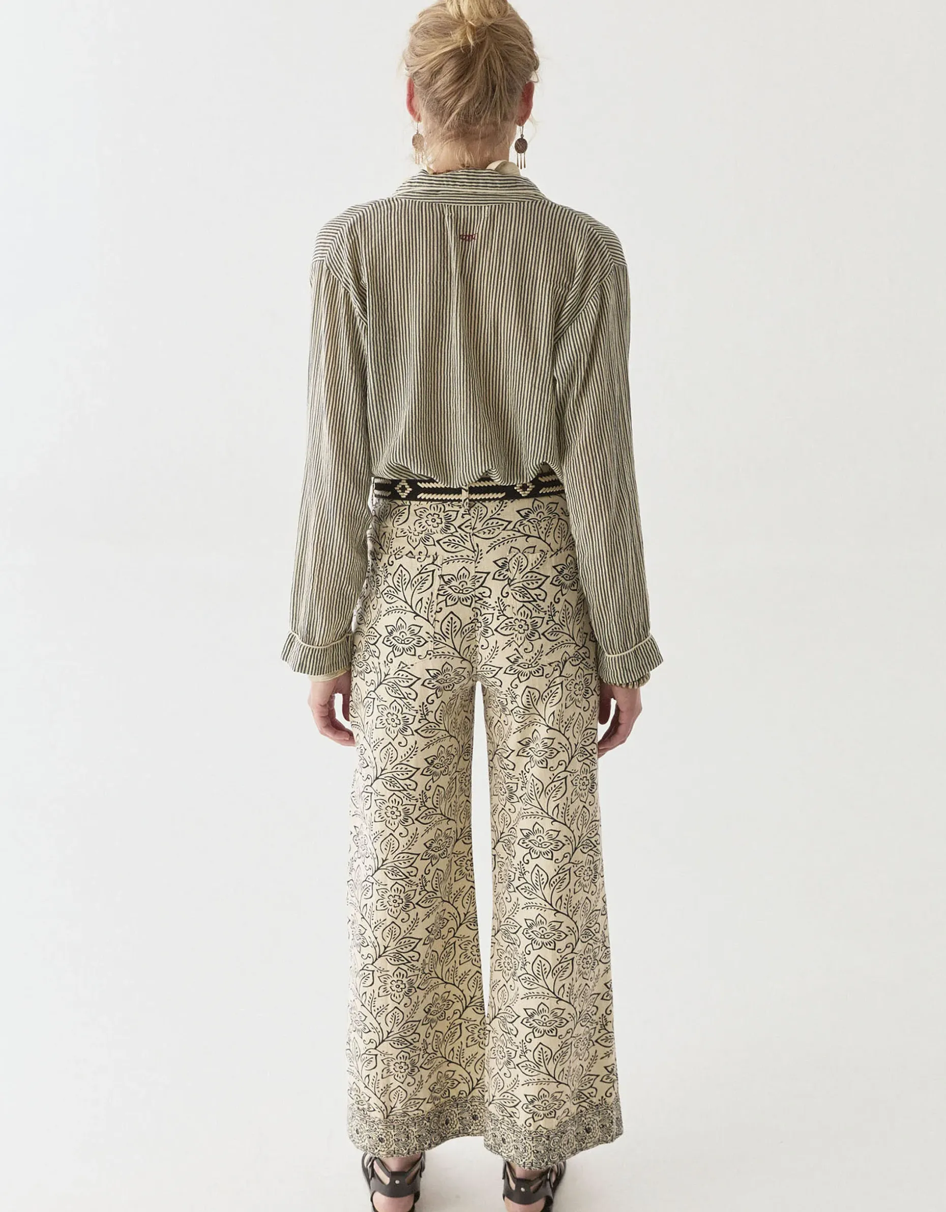 Maison Hotel Lolo Straight Leg Trousers White
